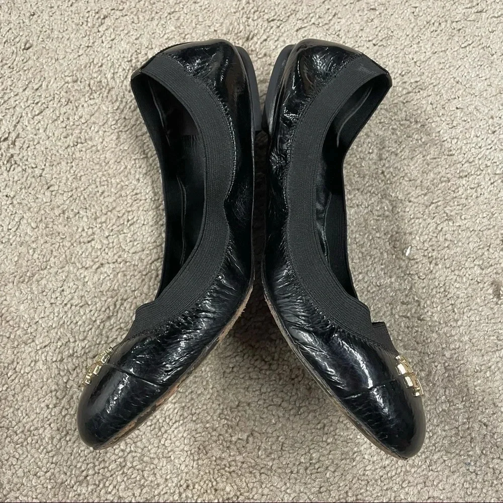 TORY BURCH Jolie Ballet Flat in Black size 8 M
